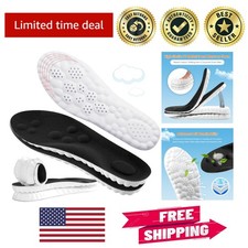 Soft Memory Foam Insoles for Men - 4D Arch Support  Pain Relief Size M 9-12.5