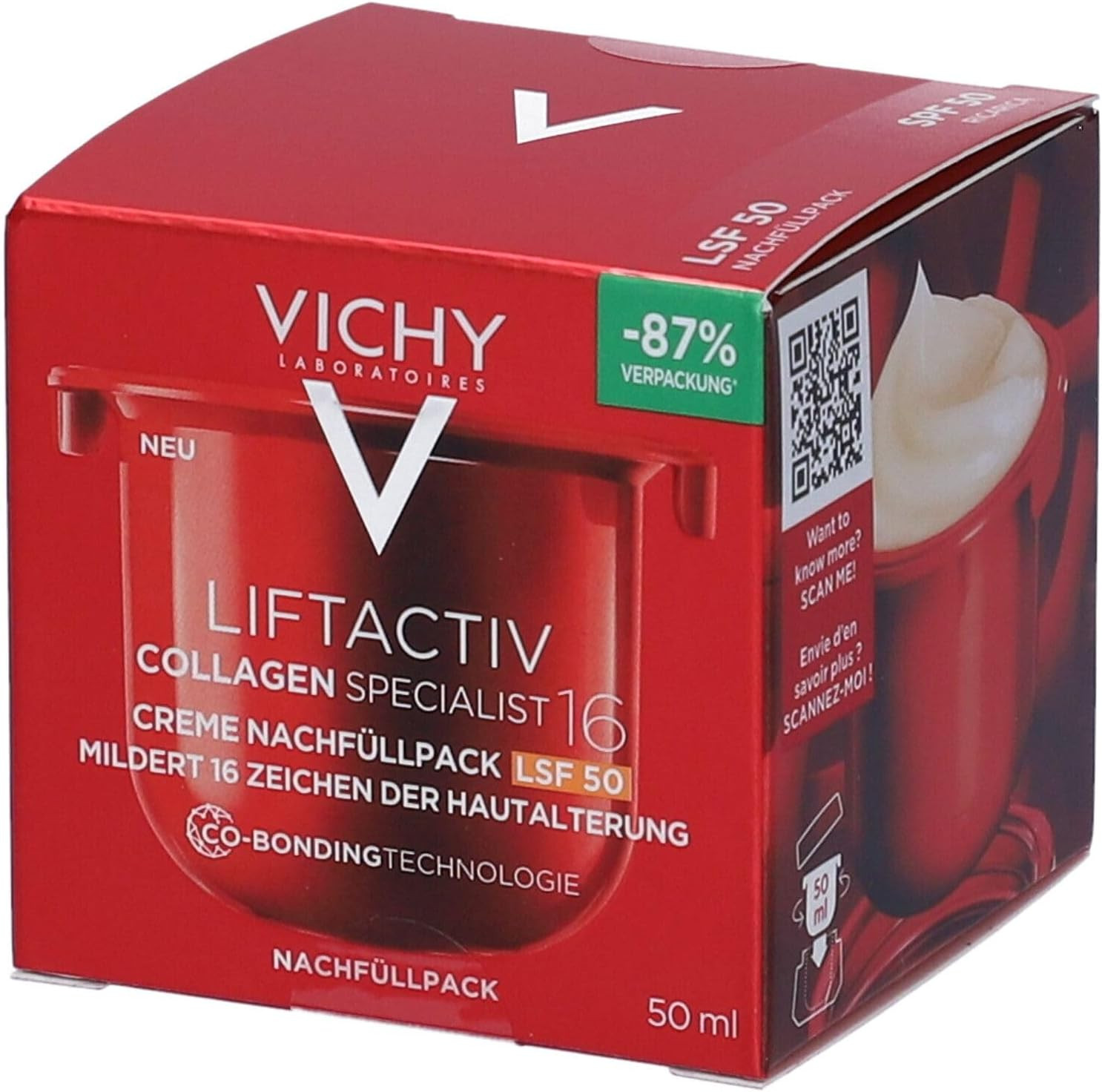 Vichy Liftactiv Collagen Specialist 16 Ricarica SPF50 - Anti-Rughe