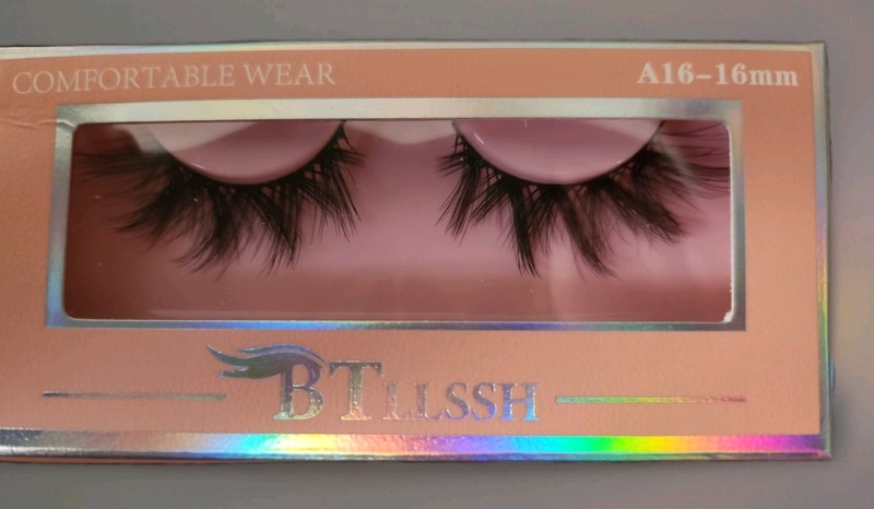 BT LLsshh 3pkg.. Comfortable Wear Eyelashes A16-16mm 100% Super Natural