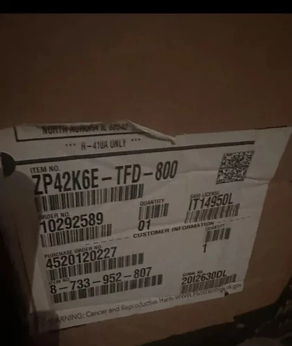 EMERSON Copeland Scroll Compressor ZP42K6E - TFD - 800 10292589