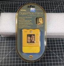 NIB NOS Royal Digital Photo Frame 1.5" LCD Display w/Motion Sensor Magnet & Clip