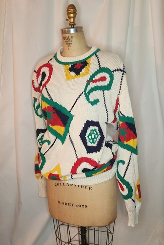 80 s colorful sweater