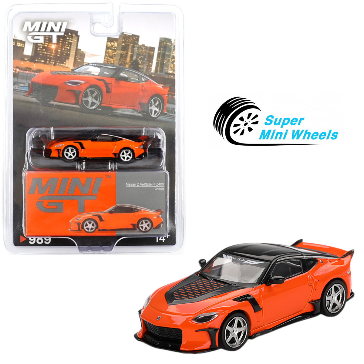 Mini GT 1:64 Nissan Z VeilSide FFZ400 Orange #989 | eBay