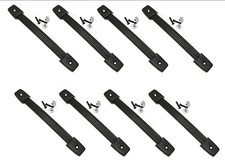  8 PACK PROCRAFT SH-10-BK Black Steel Reinforced Strap Handle for Case/Amp/Cab