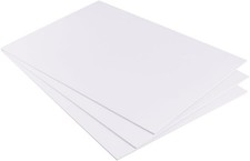 3 Sheets 3mm White Foam Sheets Lightweight Rigid Foam, 11.8x15.7 Inch Foam