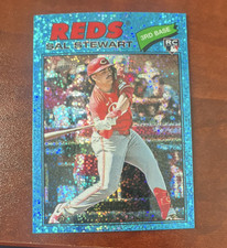 Topps 2026 Heritage Sal Stewart Reds #221 Sparkle Rookie Card