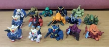 SD Gundam Full Color Mini Figures Lot of 50 Vintage Gacha Toys Collection