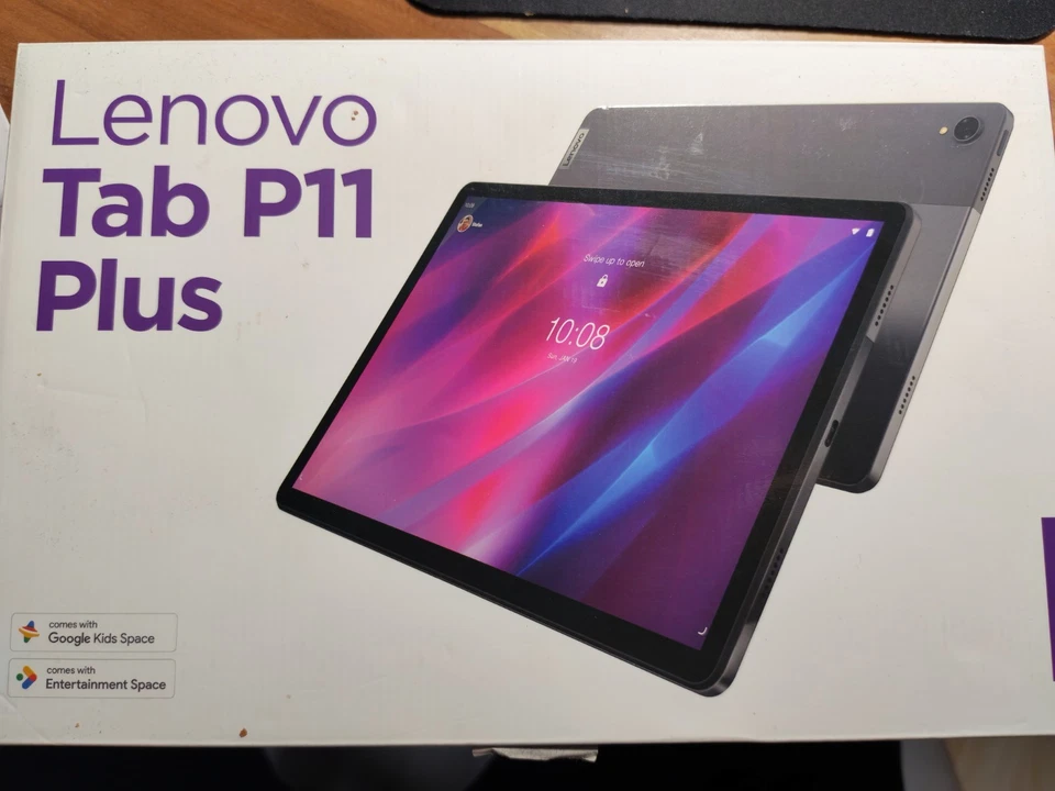 Lenovo Tab P11 Plus 128GB, Wi-Fi, 11 Zoll - Grau mit Tablethülle
