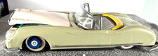 Rare Vintage Childs 1930s Cadillac Coupe Tin Toy With Working Hood 