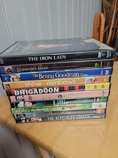 10 Dvd Romance/misc. Movies. SEE PICTURES FOR DETAILS."The Iron Lady"