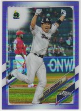 🟣 2021 Topps Chrome NPB #71 Seiichi Uchikawa True Purple Refractor /299 🟣