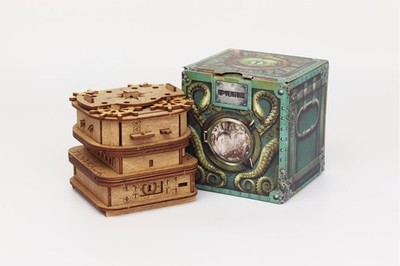 Cluebox - Davy Jones' Locker - Rätselbox aus Holz - NEU & OVP