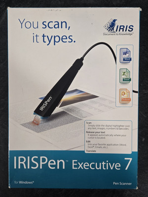 IRISPen Executive 7 Pen scanner ~ Iris Pen ~ Digital Pen Scanner ~