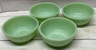 VTG 4pc Fire King Jadite Cereal Chili Soup Bowl 4.5" Back Stamp Some Wear On 1