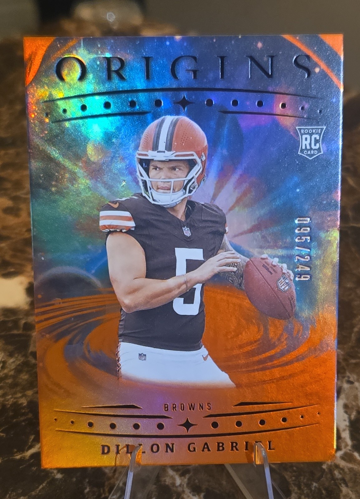 2025 Panini Origins - Rookies Dillon Gabriel #115 Holo Orange /249