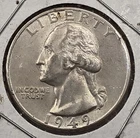 *SILVER* 1949-D   Washington Quarter - 90% Silver