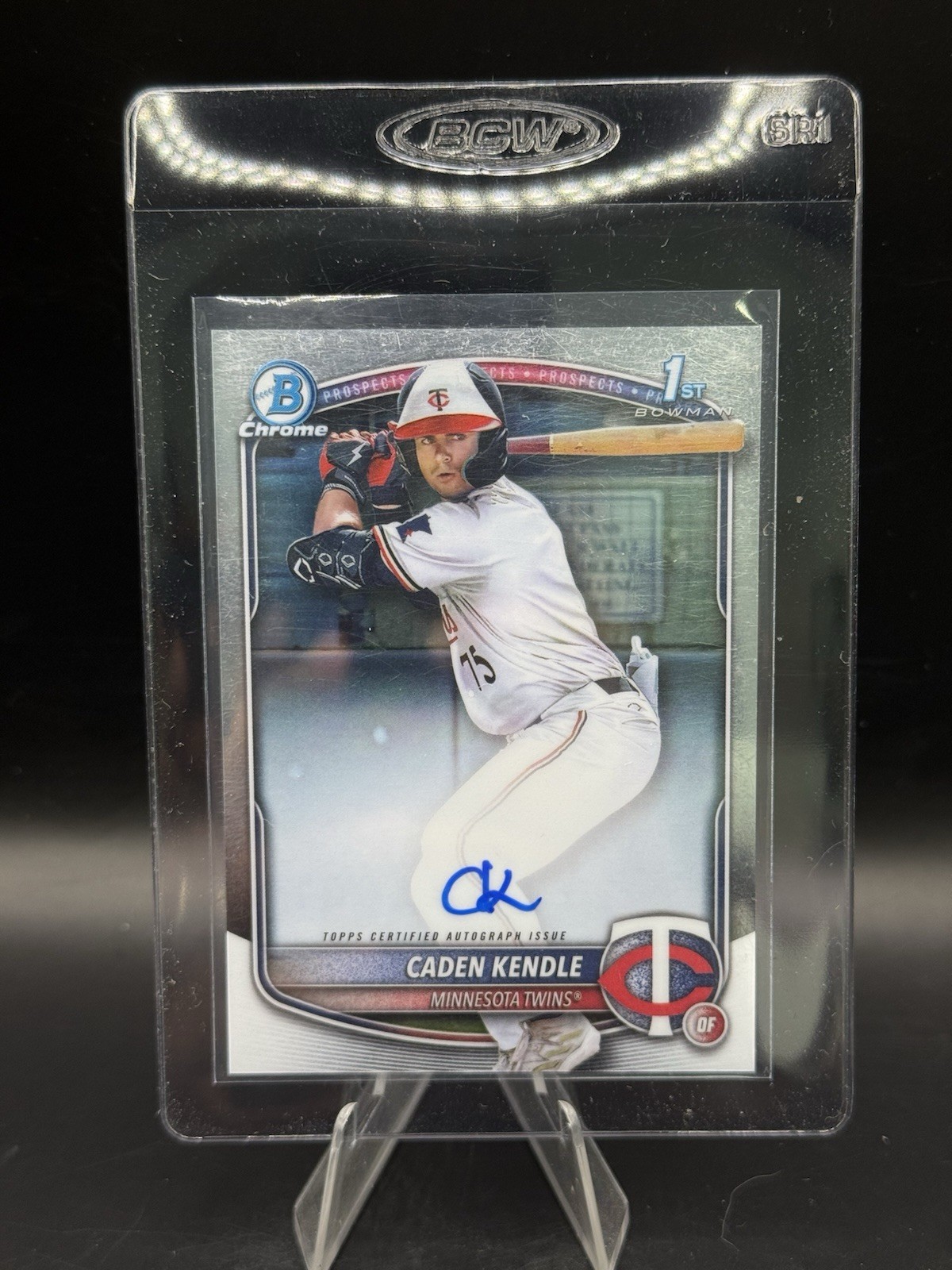 🔥 2025 Bowman Chrome Prospect Auto – Caden Kendle #CPA-CKE 🔥 Rookie Auto Twins