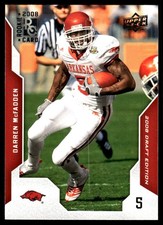 Darren McFadden 2008 Upper Deck Draft Edition #22 Arkansas Razorbacks NFL READ