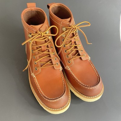 Eastland Lumber Up Women s 8.5 M Leather Moc Toe Boots Tan 3249-07 New No Box