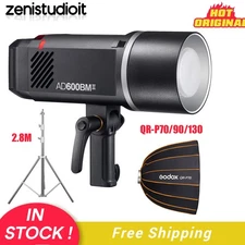 Godox AD600BMII 600Ws 2.4G HSS Outdoor Flash + QR-P70/90/120 Softbox Stand Kit