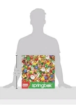 Springbok Puzzle Biscuits de Noel 2000 Pc 2011 Edition  Christmas Cookies Vtg