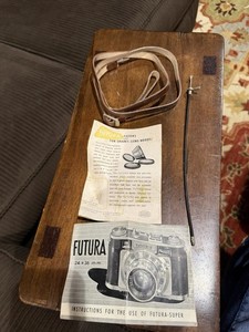 Futura-s Camera Instructions Plus Strap and Cable Vintage
