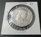 1960-D Franklin Half Dollar 90% Silver