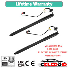 2X Volvo Xc60 156 Electric Tailgate Struts Gas Rear 2008-2017 31386706