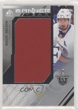 2021 SP Game Used NHL Stanley Cup Playoffs Banner Year Relics Brock Nelson 8tn