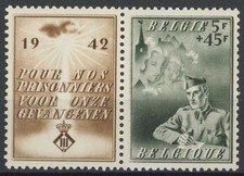 Belgium 1942 : WWII - Good Very Fine MNH Stamp - Catalog val : 18 €