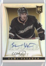 2013-14 Panini Select Rookie Auto Silver Prizm 21/99 Sami Vatanen #263 Auto 0c3