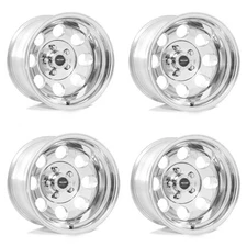 Set 4 Pro Comp PA69 Vintage 15x10 5x4.5 Polished Wheels 15" -47mm Rims