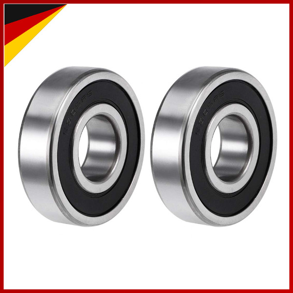 Kugellager 6305-2RS Doppelt Geschirmt Kohlenstoffstahl 25Mm X 62Mm X 17Mm 2StüCk-image