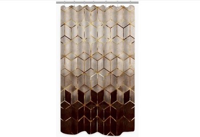 Badezimmer Widgets Duschvorhang Ombre Polyester Wasserdicht 3D Digitaldruck