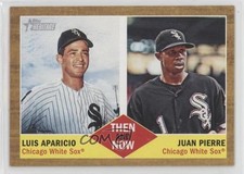 2011 Topps Heritage Then and Now Luis Aparicio Juan Pierre #TN-4 HOF 0d2