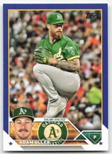 2023 Topps #542 Adam Oller Royal Blue