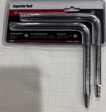 NEW SUPERIOR TOOL 03765  2 PIECE Stepped & Tapered Faucet Seat Wrench Set