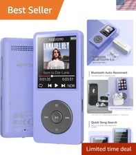 Portable Music Player with 64GB Storage, Built-in Speaker & 40-Hour Battery Life
