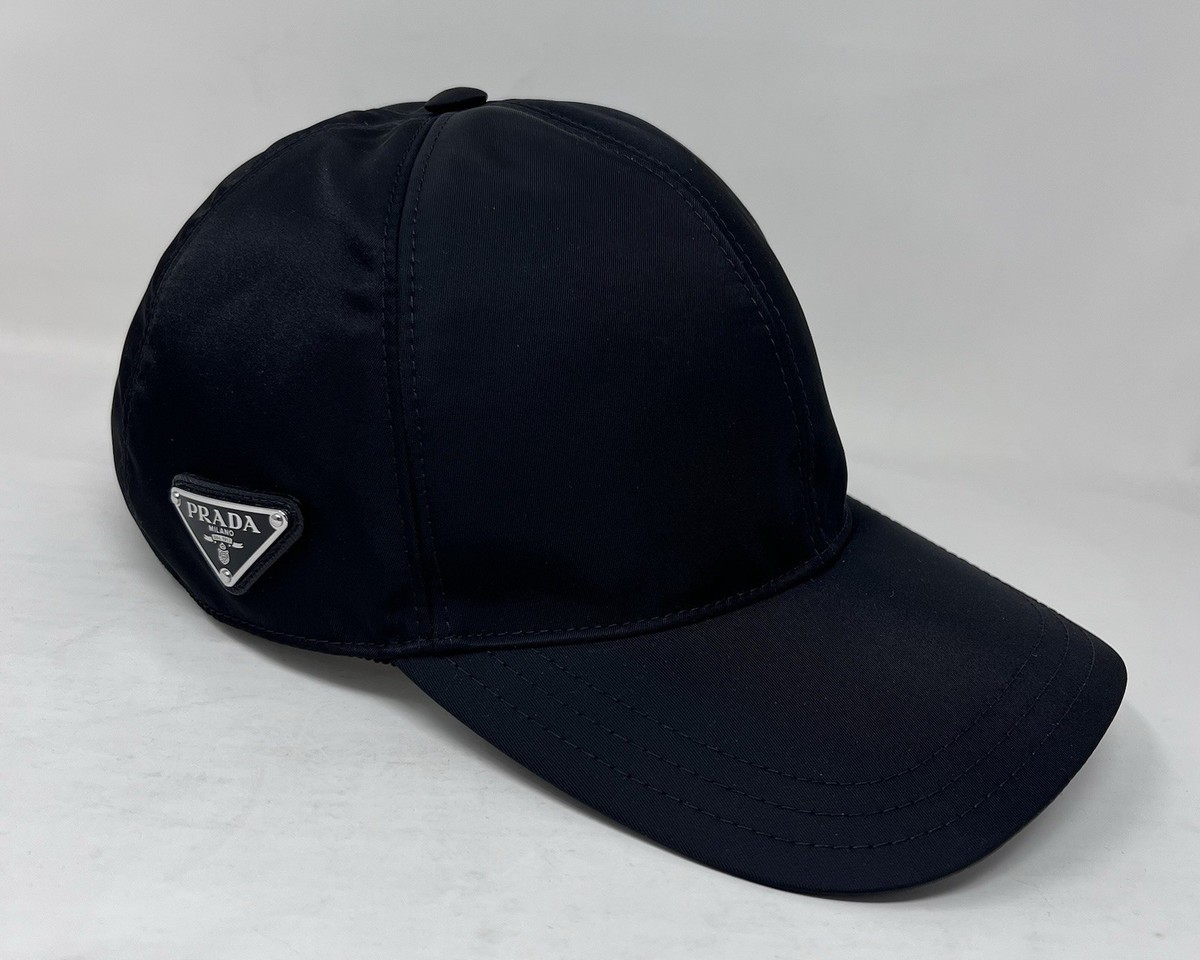 PRADA Men's Re-Nylon baseball cap XXL New 2HC274_2DMI_F0002 Retail