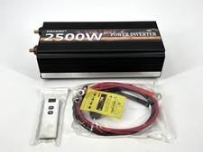 JARXIOKE 2500W 12V to 110V/120V Modified Sine Inverter Remote USB LED