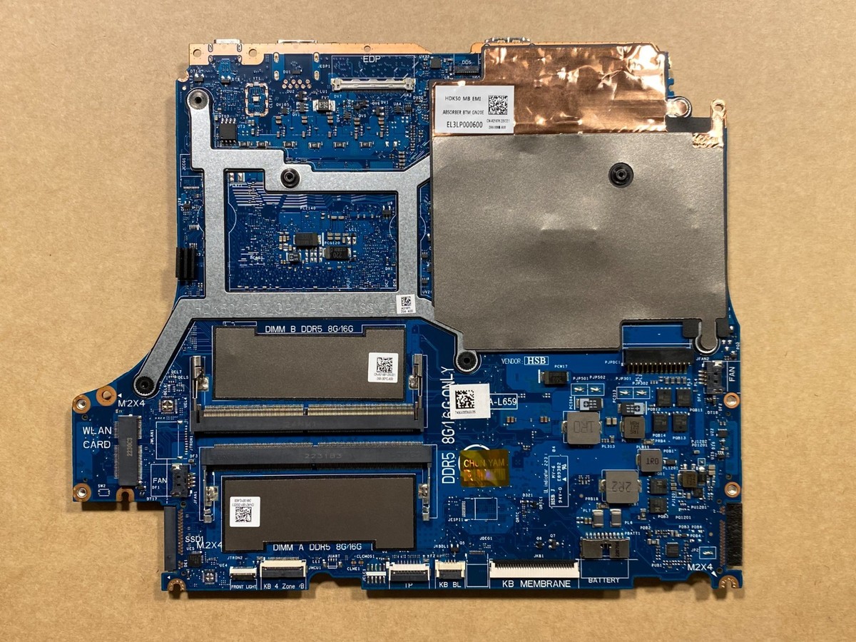 NEW Dell G15 5520 Motherboard Intel i9-12900H Nvidia RTX3060 K50CF