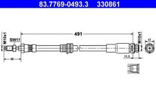 Flexible de frein Ford FUSION