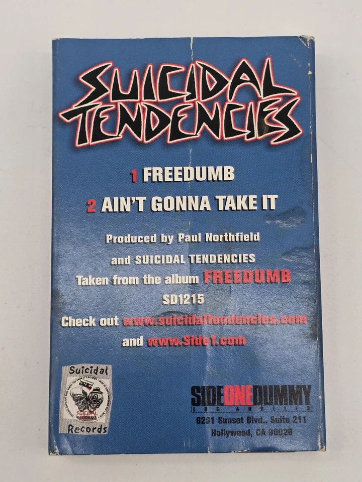 Suicidal Tendencies Rare Promo Cassette From The Album "Freedumb". VG Condition. - Image 2 of 4