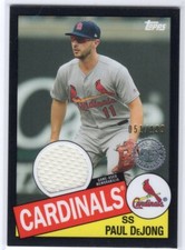 2020 Topps Series 2 Paul DeJong Black 1985 35th Anniversary Jersey Card #051/199