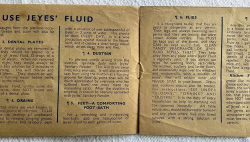 Collectable Vintage “Jeyes Fluid” Advertising Leaflet - Picture 8 of 18