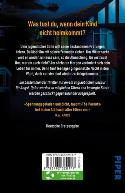 Thumbnail - T. M. Logan The Parents - Dein Kind Ist Weg. Dein Schlimmster Albtraum