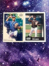 2020 Panini Chronicles/Diamond Kings Ronaldo Bolanos 2 Card Rookie Lot RC