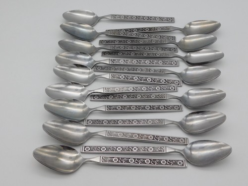 39 Pieces Vintage Gold Standard Stainless Flatware Night Blossom Japan MCM - Picture 18 of 22