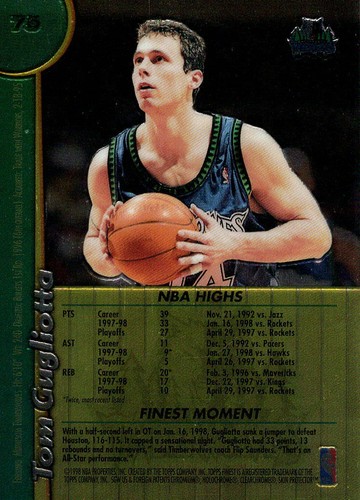 1998-99 Topps Finest  -🔥 NO PROTECTORS 🔥- Pick from List - Complete Your Set  - Picture 126 of 445