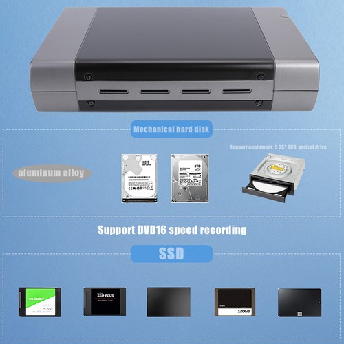 5.25inch Optical Drive Enclosure Support DVD Hard Disk Box SSD HDD Hard Disk Box - Picture 9 of 27